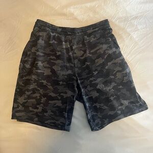 Lululemon Pace Breaker Short 9” Linerless, Variegated Mesh Camo Black